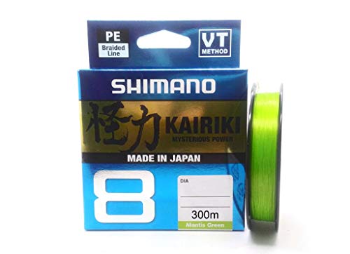 Line Kairiki 8 300 m 0,13 mm 8,2 kg M Green von SHIMANO