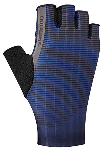 SHIMANO Unisex-Adult Fortgeschrittene Rennhandschuhe Handschuhe, Blau, one Size von SHIMANO
