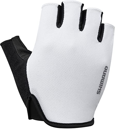 SHIMANO Unisex-Adult Atemwegshandschuhe Handschuhe, Weiß, one Size von SHIMANO