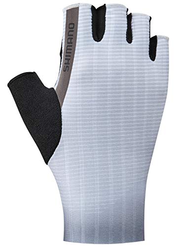 SHIMANO Unisex-Adult Fortgeschrittene Rennhandschuhe Handschuhe, Weiß, one Size von SHIMANO
