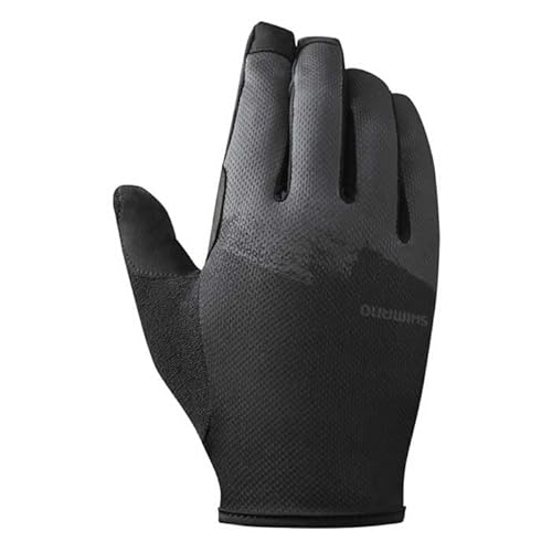 SHIMANO Unisex-Adult Trailhandschuhe Handschuhe, Grau, one Size von SHIMANO