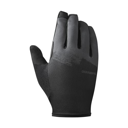 SHIMANO Unisex-Adult Trailhandschuhe Handschuhe, Grau, one Size von SHIMANO