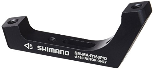 SHIMANO Unisex – Erwachsene Disc Brake 08179137 Scheibenbremsadapter, Schwarz, Einheitsgröße EU von SHIMANO