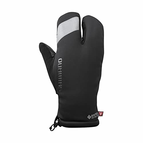 SHIMANO Unisex INFINIUM™ Primaloft® 2x2 Handschuhe, Schwarz, Größe L von SHIMANO
