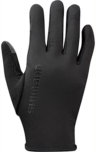 SHIMANO Clothing Unisex Windbreak Race Handschuh, Schwarz, Größe L von SHIMANO