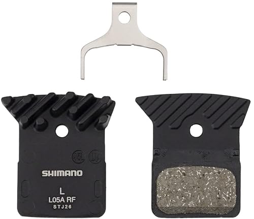 Shimano L05A-RF Scheibenbremsbelag und Feder Kunstharzverbindung, geriffelte R ckplatte aus Legierung, 1 Paar von SHIMANO