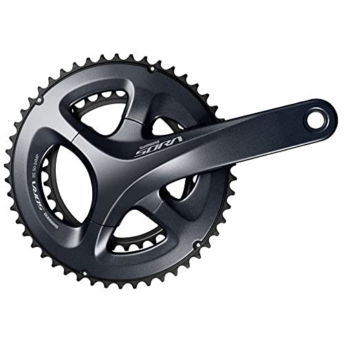 Shimano Sora FC-R3000 Kurbelgarnitur 2x9-fach 50-34 Z. Schwarz Kurbelarmlänge 175 mm 2017 MTB von SHIMANO