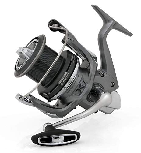 Shimano Ultegra 5500Xsd Surfcast-Angelrolle mit Vorderbremse, Ult5500Xsd, grau , schwarz von SHIMANO