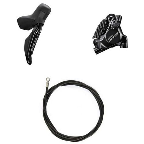 Shimano Unisex – Erwachsene 105 Di2 BR-R7170 Scheibenbremse, Schwarz, 1000 mm von SHIMANO