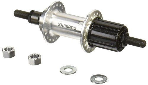 Shimano Unisex – Erwachsene FH-TX500-8 Kasseten-Hinterrad Nabe, Silber, 36 Loch von SHIMANO