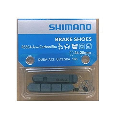 Shimano Unisex – Erwachsene R55C4-1 Bremsbelag, grau, 1 Paar von SHIMANO