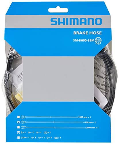 Shimano XTR SM-BH90 XTR M9000 / M9020 disc brake cuttable hose, rear, black von SHIMANO