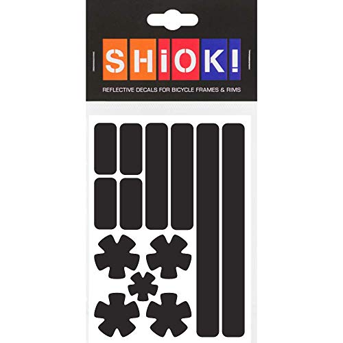 SHIOK! RAHMENAUFKLEBER Stars & Stripes (Black) von SHIOK!
