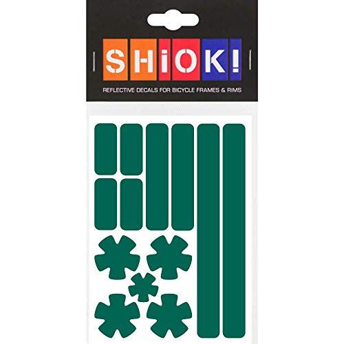 SHIOK! RAHMENAUFKLEBER Stars & Stripes (Green) von SHIOK!