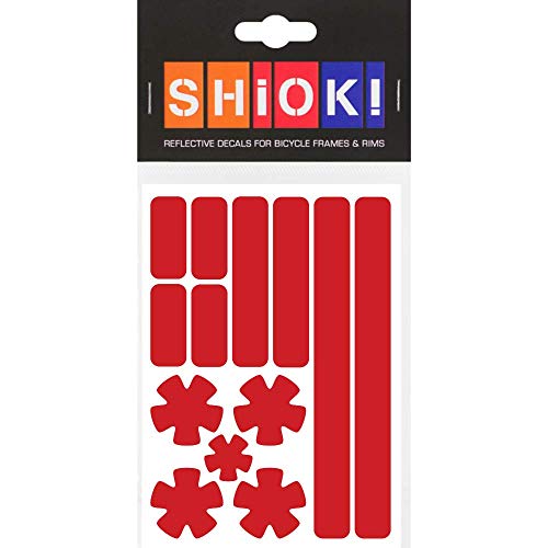 SHIOK! RAHMENAUFKLEBER Stars & Stripes (Red) von SHIOK!