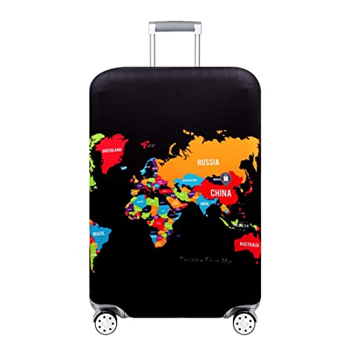 18-32-Zoll-Karten-Reise-Gepäck-Abdeckungsabdeckung Elastischer Koffer Schutzschutz Gepäck Trolley Hülle Abdeckung Beschützer (Style 1, M) Schlüsselkette von SHITOOMFE