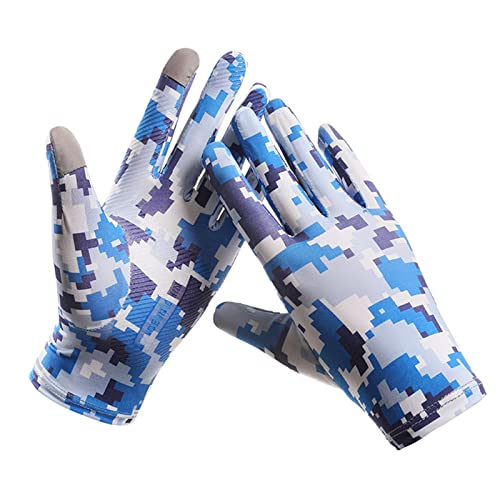 SHOOYIO Modische Handschuhe für Damen und Herren, Outdoor-Sport, Zwei-Finger-Handschuhe, atmungsaktiv, Wandern, Radfahren, Angeln, sonnenfeste Handschuhe für Damen, Herren, sonnenfest, 2 von SHOOYIO