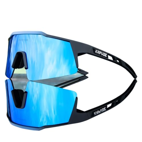 Fahrradbrille Herren Fahrrad Sonnenbrille Radfahren Brille for Mann MTB Brille Frauen Outdoor Camping Wandern Sport UV400 Reiten Fahrrad Brillen Fahrradbrille (Color : 07, Size : 1 lens) von SHuuL