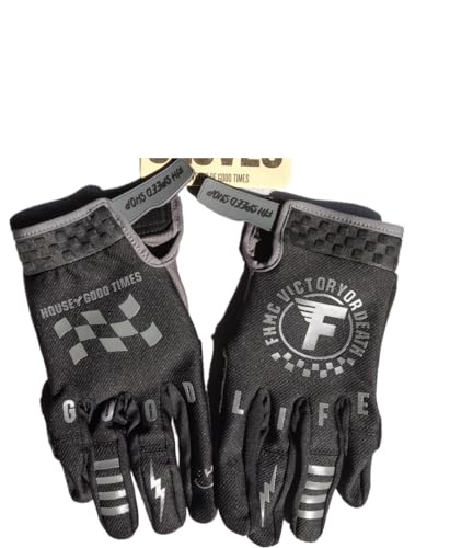 Moped Handschuhe Touchscreen-Geschwindigkeitsstil, Twitch-Motocross-Handschuh, Fahrradhandschuhe, MX-MTB, Off-Road-Rennsport, Fahrradhandschuh Motorradhandschuhe Damen (Color : Dark Grey, Size : L) von SHuuL