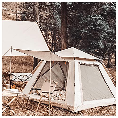4-Mann-Zelt, wasserdicht, Pop-up-Zelte mit Doppeltüren und Vier Fenstern, fortschrittliche stabile Zelte, zum Wandern mit Rucksacktouren für 4 Personen von SIBEG