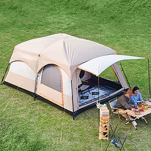 Große Familienzelte für Camping für 8–12 Personen mit Wohnbereich, tragbares Instant-Zelt mit abnehmbarem Regenschutz, wasserdicht, großes automatisches Zelt für Outdoor-Wandern, Picknick, von SIBEG
