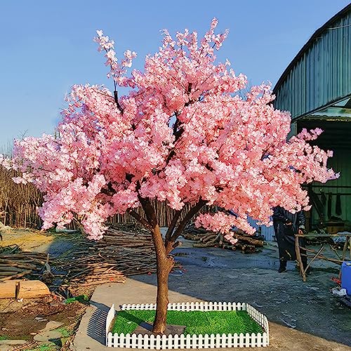 Japanische künstliche Kirschblütenbäume, große Pflanze, handgefertigt, gefälschte Sakura-Seidenblumendekoration, Wunschbaum für Hochzeit, Veranstaltung, Party, Restaurant, Einkaufszentrum, 4 x 4 m von SIBEG