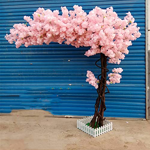 SIBEG Künstliche Kirschblütenbäume, künstliche Pflanze, japanischer handgefertigter Wunschbaum für Wohnzimmer, Geschäft, Hotel, Hochzeit, Party, Dekoration, Blau, 2 x 2 m von SIBEG