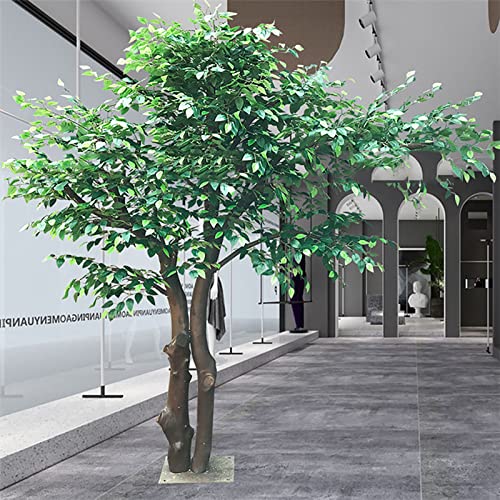 SIBEG Künstlicher Banyanbaum für Moderne Dekoration, künstliche Grünpflanzen, perfektes Einweihungsgeschenk, für drinnen und draußen, Büro, Party-Dekoration, Grün – 1,8 x 1,5 m von SIBEG