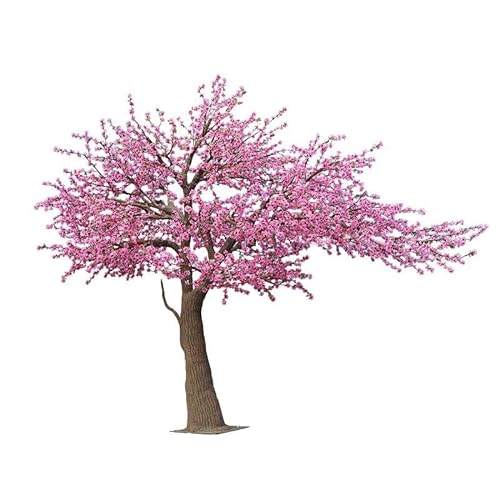 SIBEG Künstlicher Baum, Pfirsichblütenbaum, Kirschblütenbaum, Wohnzimmer, Pflanzgrün, große dekorative Wohndekoration 5 * 4 m von SIBEG