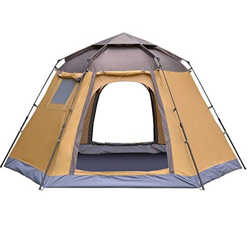 Zelt, automatisches Zelt, 4 Personen, sofortiges Campingzelt, Rucksackreisen, Familien-Kuppelzelte für Camping, Wandern, für Wanderreisen von SIBEG