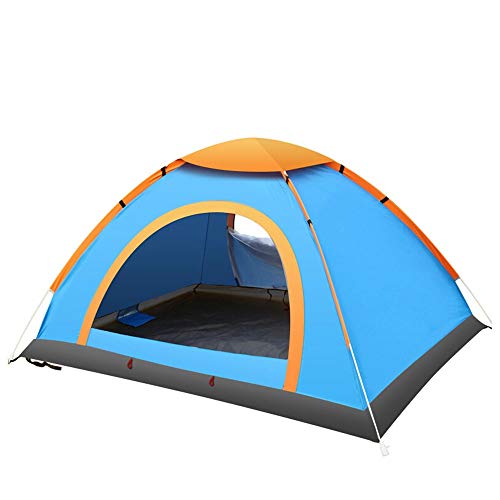 Zelt Doppel Camping Regenfest Sonnenschutz Strand Zelt Set Handwerfen Offenes Zelt 3-4 Personen Familiencampingzelt von SIBEG