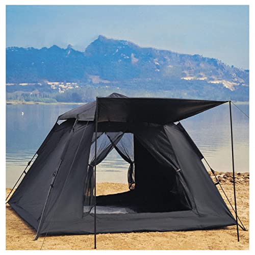 Zelte für Camping, 4-Personen-Sonnenschutz, 5000 mm wasserdicht, einfaches Zelt, praktische robuste Kuppelzelte, ideal für Camping im Garten, 4-Mann von SIBEG
