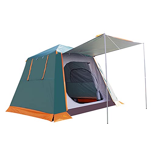 Zelte für Camping mit Veranda, automatisch aufklappbares Tipi, einfach aufzubauendes Familienzelt, perfekt für Strand, Outdoor, Reisen, Wandern, Camping, Jagen, Angeln von SIBEG