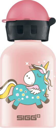 SIGG - Alu Trinkflasche Kinder - KBT Fairycon - Auslaufsicher - Federleicht - BPA-frei - Klimaneutral Zertifiziert - Pink - 0,3L von SIGG