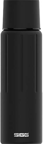SIGG Gemstone IBT Obsidian Thermo Trinkflasche (0.75 L), schadstofffreie und isolierte Trinkflasche, auslaufsichere Thermo-Flasche aus Edelstahl von SIGG