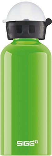 SIGG - Alu Trinkflasche Kinder - KBT Kicker - Auslaufsicher - Federleicht - BPA-frei - Klimaneutral Zertifiziert - Grün - 0,4L von SIGG
