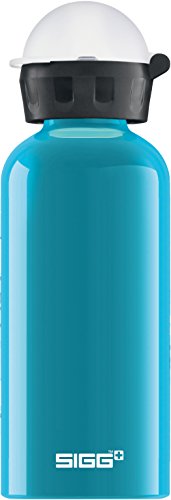 SIGG - Alu Trinkflasche Kinder - KBT Waterfall - Auslaufsicher - Federleicht - BPA-frei - Klimaneutral Zertifiziert - Aqua - 0,4L von SIGG