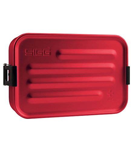 SIGG Metal Boxes Plus aus Aluminium, S, 170 x 117 x 60 mm, 250g, Rot von SIGG