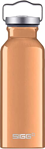 SIGG - Alu Trinkflasche - Original Copper - Klimaneutral Zertifiziert - Für Kohlensäurehaltige Getränke Geeignet - Auslaufsicher - Federleicht - BPA-frei - 0,5L von SIGG