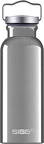SIGG - Alu Trinkflasche - Original Alu - Klimaneutral Zertifiziert - Für Kohlensäurehaltige Getränke Geeignet - Auslaufsicher - Federleicht - BPA-frei - 0,5L von SIGG