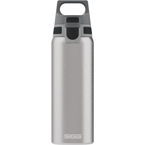 SIGG - Edelstahl Trinkflasche - Shield ONE Brushed - Für Kohlensäurehaltige Getränke Geeignet - Auslaufsicher - Federleicht - BPA-frei - Gebürstet - 0,75L von SIGG