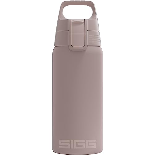 SIGG - Isolierte Trinkflasche - Shield Therm One Dusk - Für kohlensäurehaltige Getränke geeignet - Auslaufsicher - Spülmaschinenfest - BPA-frei - 90% recycelter Edelstahl - Pink - 0.5L von SIGG