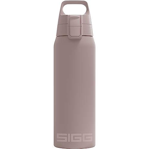 SIGG - Isolierte Trinkflasche - Shield Therm One Dusk - Für kohlensäurehaltige Getränke geeignet - Auslaufsicher - Spülmaschinenfest - BPA-frei - 90% recycelter Edelstahl - Pink - 0.75L von SIGG