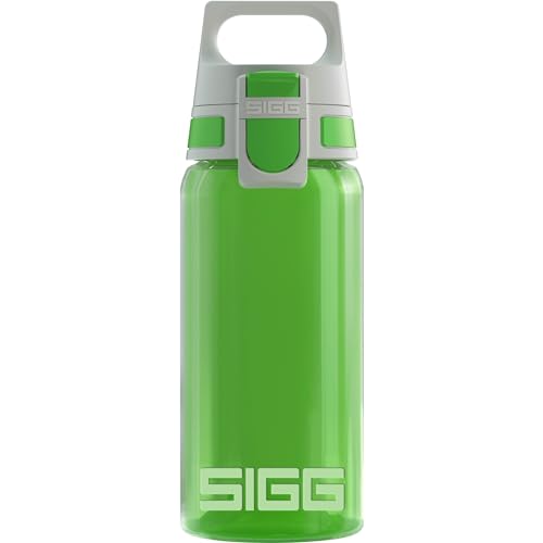 SIGG - Trinkflasche Kinder - Viva One Green - Für Kohlensäurehaltige Getränke Geeignet - Auslaufsicher - Spülmaschinenfest - BPA-frei - Sport - Grün - 0,5L von SIGG