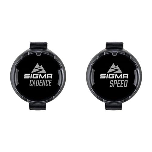 Sigma Elektro Sigma Elektro Unisex – Erwachsene Duo Magnetless Trittfrequenzsender, Mehrfarbig, Einheitsgröße & Duo magentless Speed Sensor von SIGMA SPORT