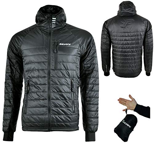 SILVINI Rutor leichte Steppjacke Herren Winter Wanderjacke Herren Daunenjacke, Schwarz L von SILVINI