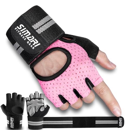 SIMARI Trainingshandschuhe Männer Frauen volle Finger Gewichtheben Handschuhe mit Handgelenk Unterstützung für Gym Übung Fitness Training Aufzüge aus SMRG902 von SIMARI