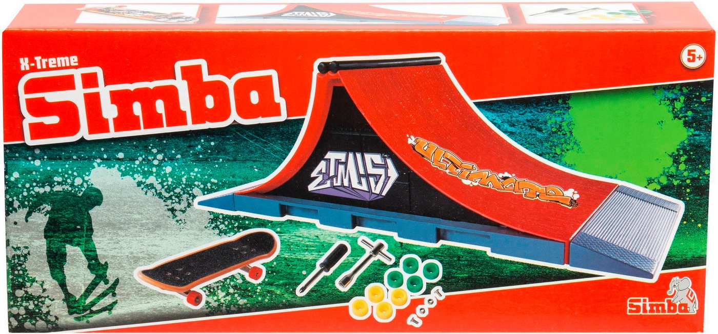 SIMBA Fingerskateboard Simba Spielzeug Spielwelt Finger Skateboard Rampe Ultimate 103304654 von SIMBA