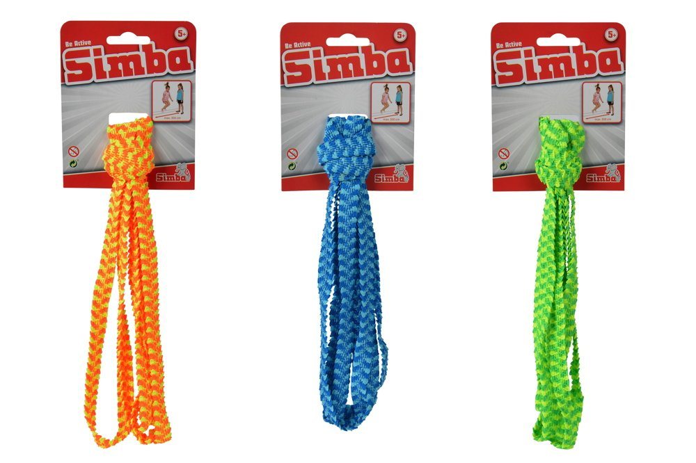 SIMBA Springseil Outdoor Spielzeug Seilspiel Soft Hüpfgummi zufällige Auswahl 107302048 von SIMBA