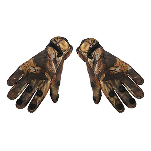 SIMBAE Jagdhandschuhe Angelhandschuhe Jahreszeiten Angeln Handschuhe Verschleißfeste Angelhandschuhe Jagd Radfahren Arbeiten Training Handschuhe von SIMBAE